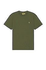 Polo Ralph Lauren Jersey Short Sleeve Tee in Dark Sage, view 1, click to view large image.