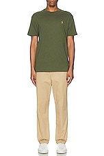 Polo Ralph Lauren Jersey Short Sleeve Tee in Dark Sage, view 5, click to view large image.