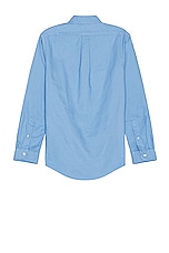 Polo Ralph Lauren Oxford Long Sleeve Shirt in Harbor Island Blue, view 2, click to view large image.