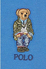 Polo Ralph Lauren Bears Polo in Sp24 New Englnd Blue Hrtg Bear, view 3, click to view large image.