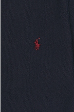 Polo Ralph Lauren Short Sleeve Oxford Shirt in Rl Navy, view 3, click to view large image.