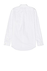 Polo Ralph Lauren Longsleeve Bear Sport Shirt in White, view 2, click to view large image.