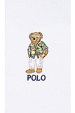 Polo Ralph Lauren Short Sleeve Bears Polo in White Beach Club Bear, view 3, click to view large image.