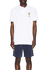 Polo Ralph Lauren Short Sleeve Bears Polo in White Beach Club Bear, view 4, click to view large image.