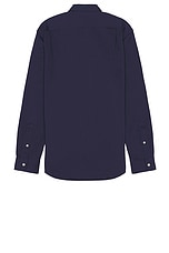 Polo Ralph Lauren Knit Sport Shirt in Cruise Navy, view 2, click to view large image.