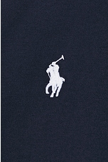 Polo Ralph Lauren Knit Sport Shirt in Cruise Navy, view 3, click to view large image.