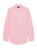 Polo Ralph Lauren Oxford Shirt in Sunrise Red, view 1, click to view large image.