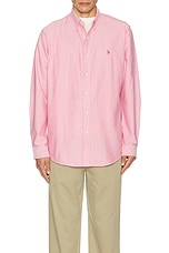 Polo Ralph Lauren Oxford Shirt in Sunrise Red, view 4, click to view large image.