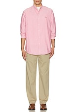 Polo Ralph Lauren Oxford Shirt in Sunrise Red, view 5, click to view large image.