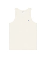 Polo Ralph Lauren Solid Tank in Herbal Milk, view 1, click to view large image.