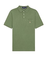 Polo Ralph Lauren Jersey Polo in Cargo Green, view 1, click to view large image.