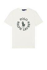 Polo Ralph Lauren Graphic Tee in Nevis, view 1, click to view large image.