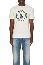 Polo Ralph Lauren Graphic Tee in Nevis, view 3, click to view large image.