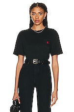 Polo Ralph Lauren Pocket Tee in Black, view 1, click to view large image.