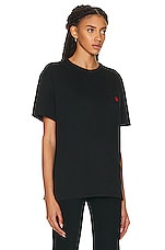 Polo Ralph Lauren Pocket Tee in Black, view 2, click to view large image.