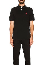 Polo Ralph Lauren Classic Fit Mesh Polo in Polo Black, view 3, click to view large image.