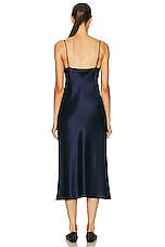 Polo Ralph Lauren Sleeveless Cocktail Dress in Newport Navy, view 3, click to view large image.