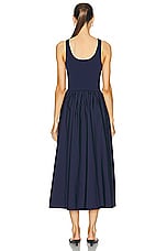Polo Ralph Lauren Sleeveless Zaha Dress in Cruise Navy, view 3, click to view large image.