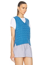Polo Ralph Lauren Pullover Vest in Blue Orbit, view 2, click to view large image.