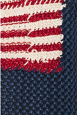 Polo Ralph Lauren Flag Long Sleeve Sweater in Blue Multi, view 5, click to view large image.