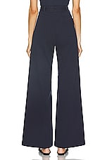 Polo Ralph Lauren Flat Front Pant in Cruise Navy, view 3, click to view large image.