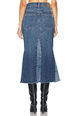 Polo Ralph Lauren Denim Midi Skirt in Delta Wash, view 4, click to view large image.