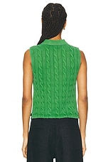 Polo Ralph Lauren Sleeveless Polo Top in Fiji Green, view 4, click to view large image.