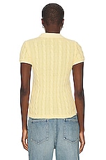 Polo Ralph Lauren Short Sleeve Polo Shirt in Fall Yellow, view 3, click to view large image.