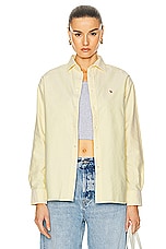 Polo Ralph Lauren Long Sleeve Oxford Shirt in Wicket Yellow, view 1, click to view large image.