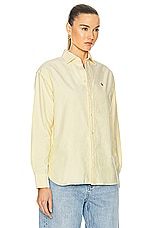 Polo Ralph Lauren Long Sleeve Oxford Shirt in Wicket Yellow, view 2, click to view large image.