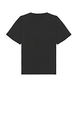 Philcos Aaliyah Boxy Tee in Black Pigment, view 2, click to view large image.