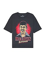 Philcos Superbad McLovin Oversized Tee in Black Pigment, view 1, click to view large image.