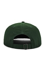 Palmes Dustup 6 Panel Cap in Dark Green, view 2, click to view large image.