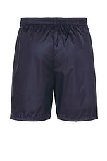 Palmes Middle Shorts in Navy, view 2, click to view large image.