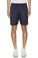 Palmes Middle Shorts in Navy, view 4, click to view large image.