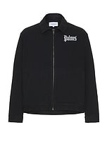 Palmes Olde Zip Jacket in Black, view 2, click to view large image.