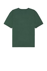 Palmes Dyed T Shirt in Dark Green, view 2, click to view large image.