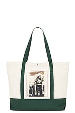 Palmes Roland Xl Tote Bag in Green, view 1, click to view large image.