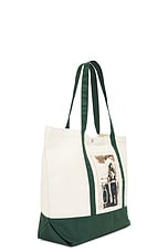 Palmes Roland Xl Tote Bag in Green, view 3, click to view large image.