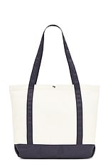 Palmes Society Tote Bag in Navy, view 2, click to view large image.