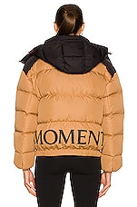 Perfect Moment Moment Puffer Jacket in Brown Sugar, view 4, click to view large image.