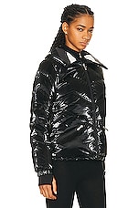 Perfect Moment Ski Duvet Jacket in Black Liquid, view 3, click to view large image.