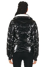 Perfect Moment Ski Duvet Jacket in Black Liquid, view 4, click to view large image.