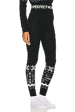 Perfect Moment Nordic Legging in Black, view 2, click to view large image.