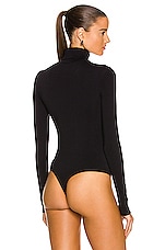 Perfect Moment Base Bodysuit in Black, view 5, click to view large image.