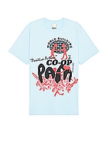 P.A.M. Perks and Mini Co-op Tee in Blue Mist, view 1, click to view large image.