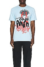 P.A.M. Perks and Mini Co-op Tee in Blue Mist, view 3, click to view large image.