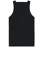 P.A.M. Perks and Mini Square Tank Top in Black, view 2, click to view large image.