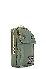 Porter-Yoshida & Co. Tanker Pouch in Sage Green, view 3, click to view large image.