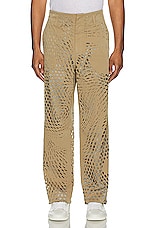 POST ARCHIVE FACTION (PAF) 5.1 Trousers Left in CAMEL, view 3, click to view large image.